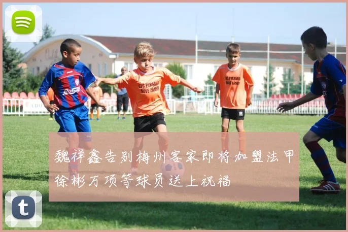 魏祥鑫告别梅州客家即将加盟法甲徐彬万项等球员送上祝福